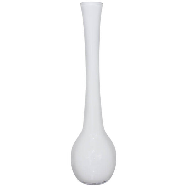 Tall White Vase 40 cm