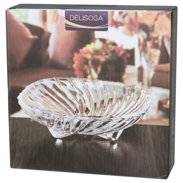 Anna Flat Glass Bowl 19 x 5 cm