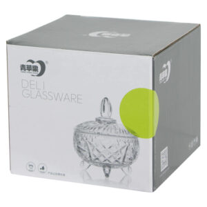 Amri Glass Trinket Case 10 x 11 cm