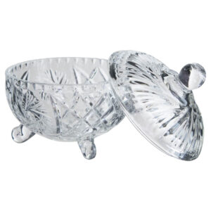 Amri Glass Trinket Case 10 x 11 cm