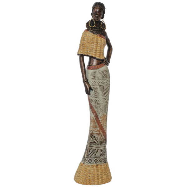 Ethiopian Woman Standing Corn 34 cm