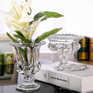 Chateau Small Fluted Hurricane 15x12cm