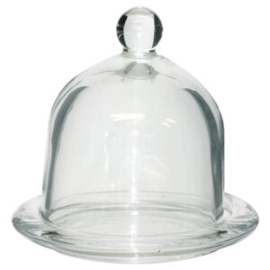 Glass Butter Dish 10 x 9 cm