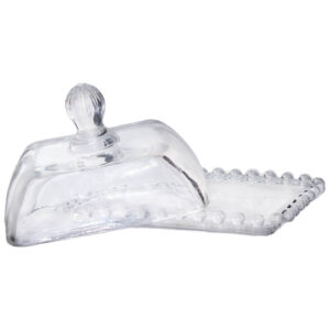 Glass Butter Dish 15 x 11 x 9 cm
