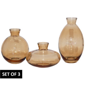 Amber Bouquet Vase Set