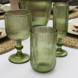 Green Riva Flute Glass 150 ml