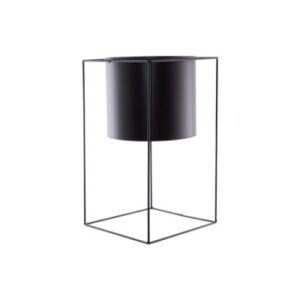 Black Plant Pedestal 50 cm