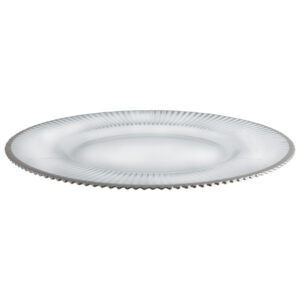 Riva Silver Rim Under Plate 33 cm
