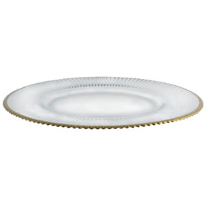 Riva Gold Rim Under Plate 33 cm