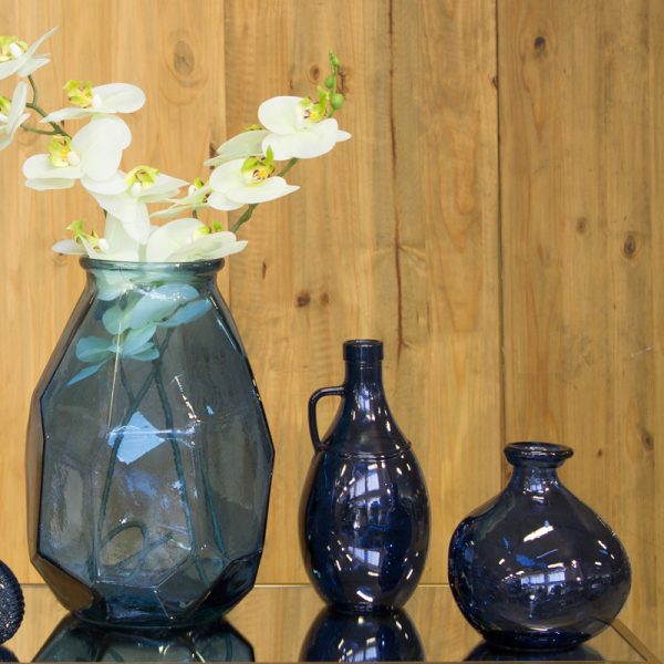 Clarity Blue Vase 18 cm
