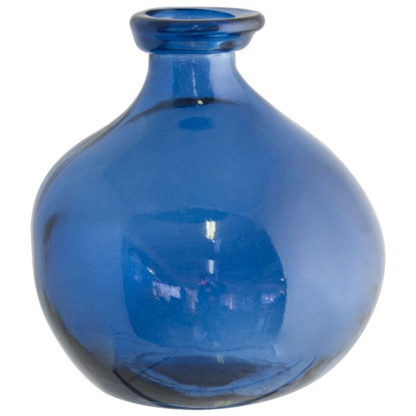 Clarity Blue Vase 18 cm