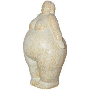 Fat Lady Sculpture standing 22 cm.