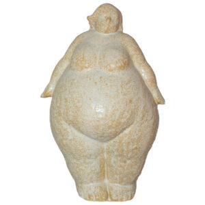 Fat Lady Sculpture standing 22 cm.
