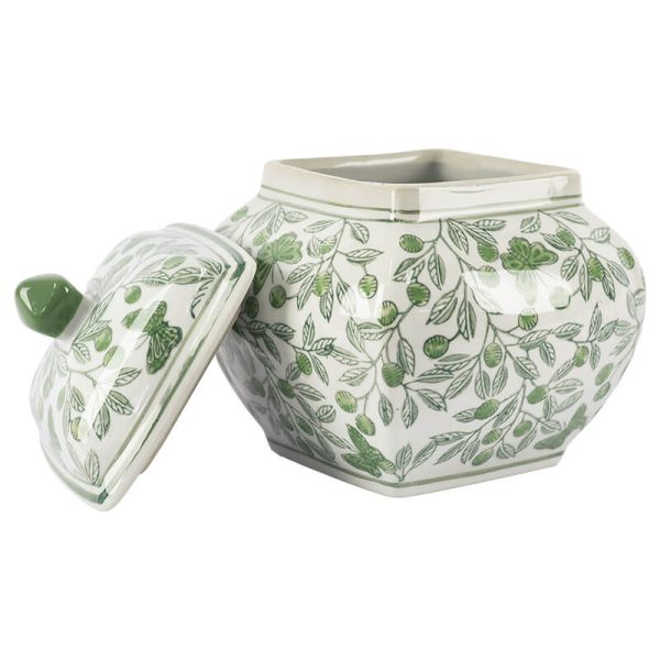 Green Coquet Jar 17 x 20 cm
