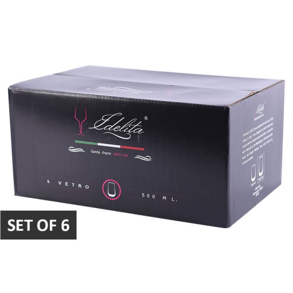 Stemless Wine Glass Set 500 ml