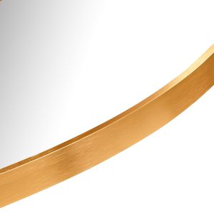 Oval Aluminium Mirror Small 700 x 500 x 28 mm