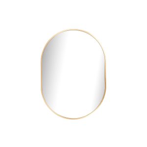 Oval Aluminium Mirror Small 700 x 500 x 28 mm