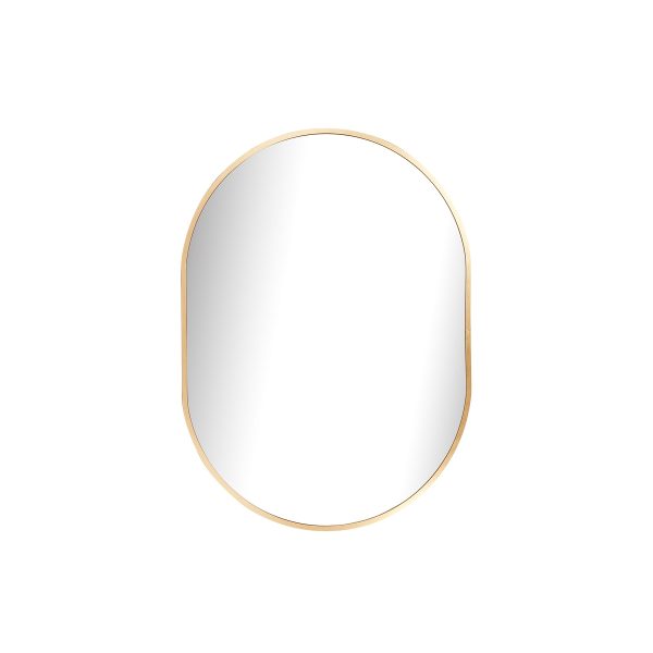 Oval Aluminium Mirror Small 700 x 500 x 28 mm
