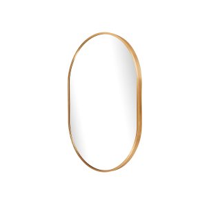 Oval Aluminium Mirror Small 700 x 500 x 28 mm